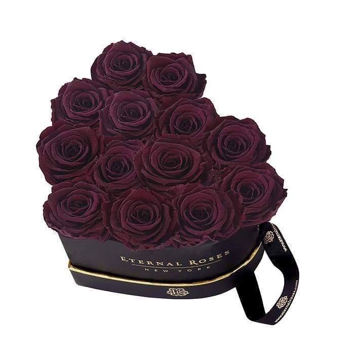 Eternal Roses® Gift Box Black / Plum Chelsea Eternal Rose Gift Box