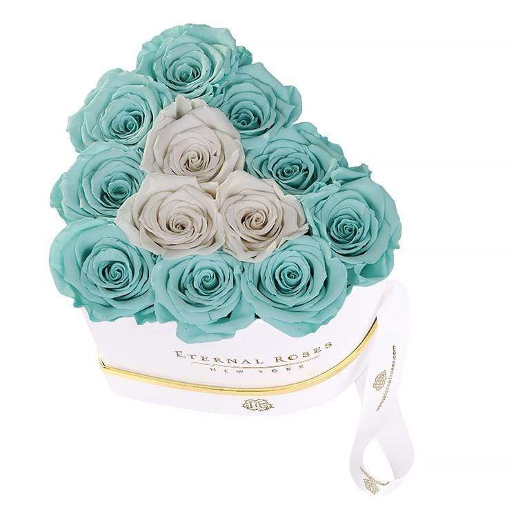 Eternal Roses® Gift Box White / Ocean Breeze Chelsea Eternal Rose Gift Box