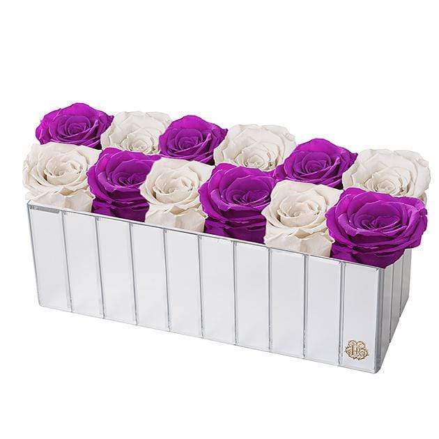 Eternal Roses® Gift Box Frosted Orchid Forever Roses Gift Box | Lexington Large