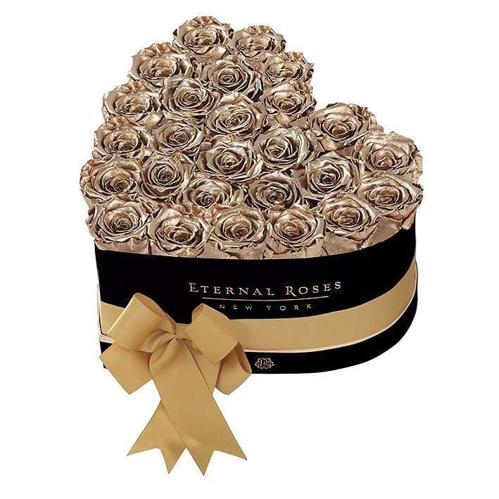 Eternal Roses® Gift Box Black / Gold Grand Chelsea Eternal Rose Gift Box