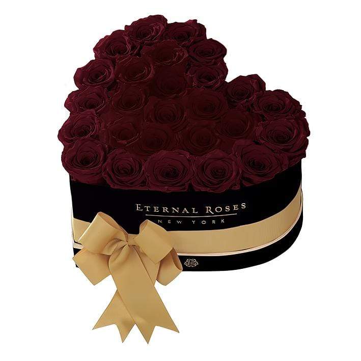 Eternal Roses® Gift Box Black / Wineberry Grand Chelsea Eternal Rose Gift Box