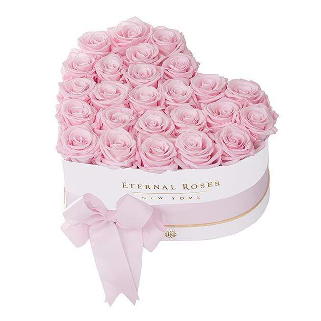 Eternal Roses® Gift Box White / Pink Martini Grand Chelsea Eternal Rose Gift Box