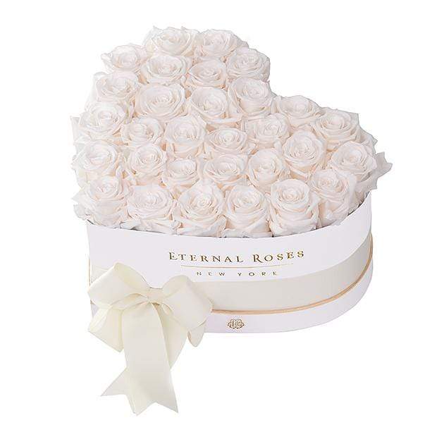 Eternal Roses® Gift Box White / Mimosa Grand Chelsea Eternal Rose Gift Box
