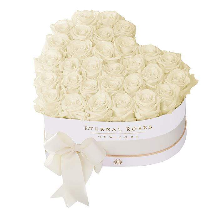 Eternal Roses® Gift Box White / Canary Grand Chelsea Eternal Rose Gift Box