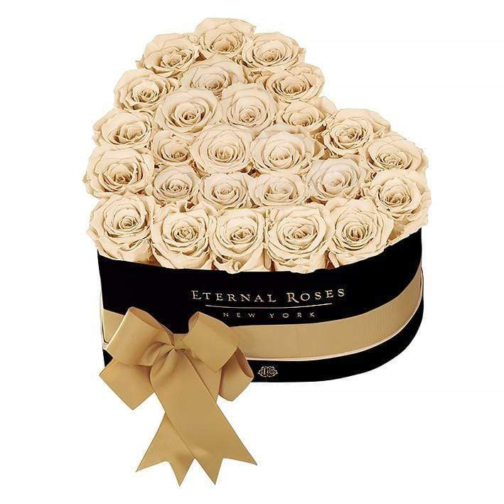 Eternal Roses® Gift Box Black / Champagne Grand Chelsea Eternal Rose Gift Box