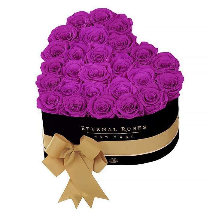 Eternal Roses® Gift Box Black / Orchid Grand Chelsea Eternal Rose Gift Box