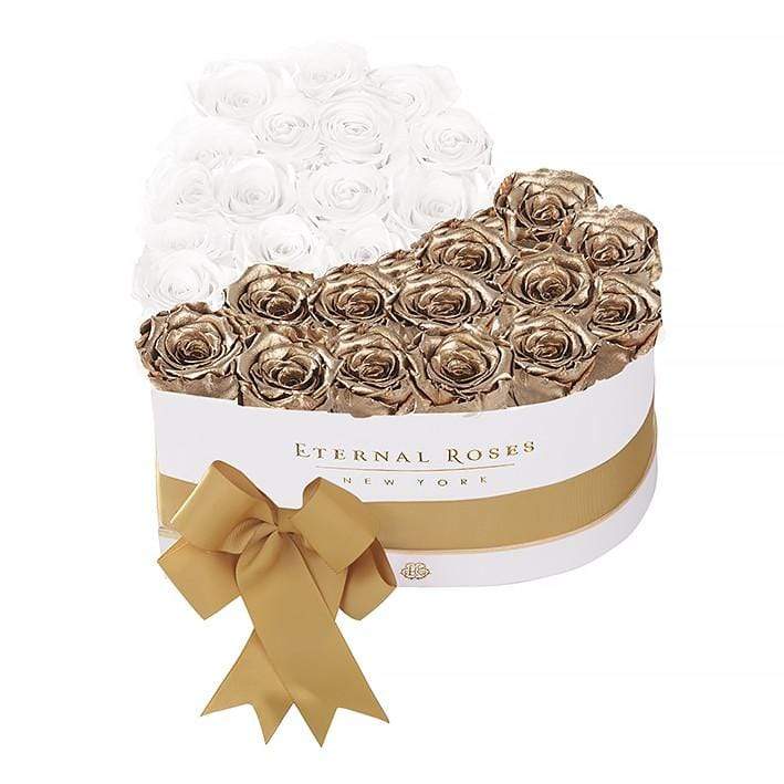 Eternal Roses® Gift Box White / Yin Yang Grand Chelsea Mezzo Eternal Rose Gift Box
