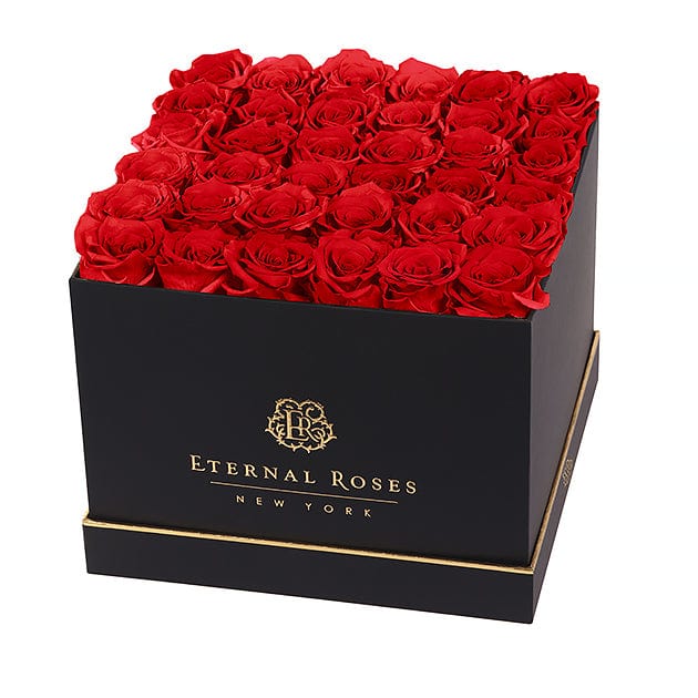 Eternal Roses® Gift Box Black / Scarlet Lennox Grand Eternal Rose Gift Box - Best Gift for Birthday/Anniversary