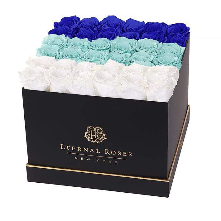 Eternal Roses® Gift Box Black / Breezy Ombre Lennox Grand Eternal Rose Gift Box - Best Gift for Birthday/Anniversary