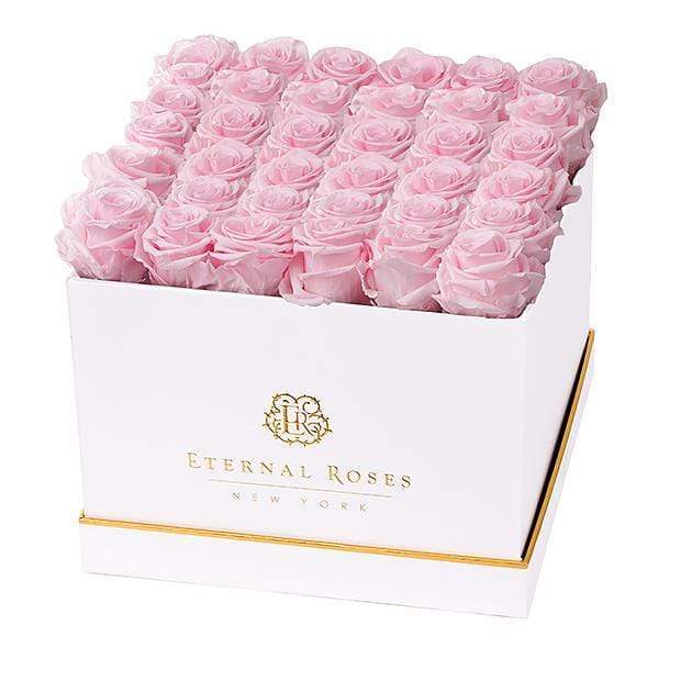 Eternal Roses® Gift Box White / Pink Martini Lennox Grand Eternal Rose Gift Box - Best Gift for Birthday/Anniversary