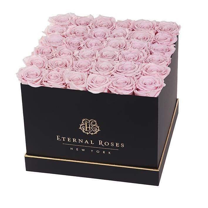 Eternal Roses® Gift Box Black / Blush Lennox Grand Eternal Rose Gift Box - Best Gift for Birthday/Anniversary