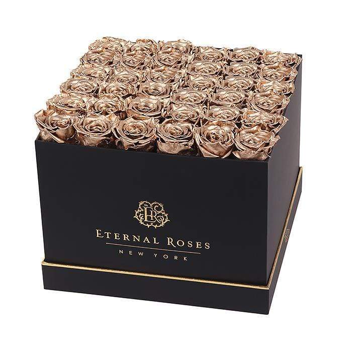 Eternal Roses® Gift Box Black / Gold Lennox Grand Eternal Rose Gift Box - Best Gift for Birthday/Anniversary