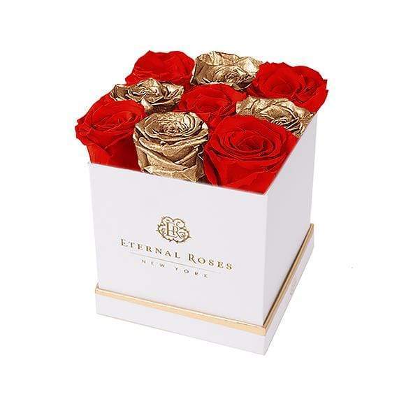 Eternal Roses® Gift Box White / Be Mine Lennox Large Eternal Rose Gift Box