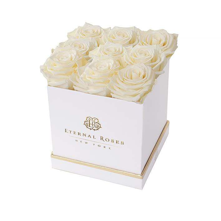 Eternal Roses® Gift Box White / Canary Lennox Large Eternal Rose Gift Box