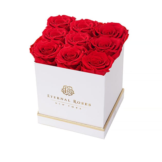 Eternal Roses® Gift Box White / Scarlet Lennox Large Eternal Rose Gift Box