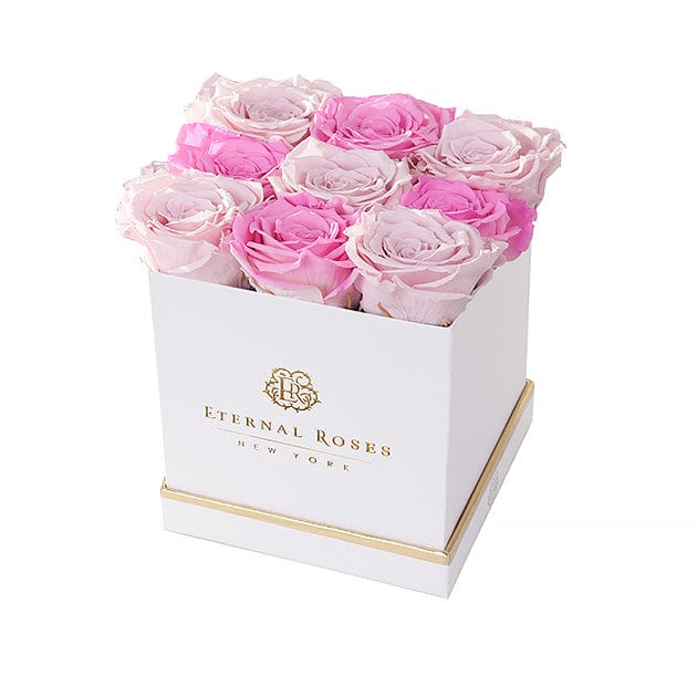 Eternal Roses® Gift Box White / Harlequin Lennox Large Eternal Rose Gift Box