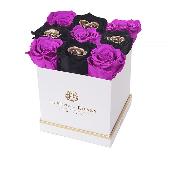 Eternal Roses® Gift Box White / Eye of the Tiger Lennox Large Eternal Rose Gift Box
