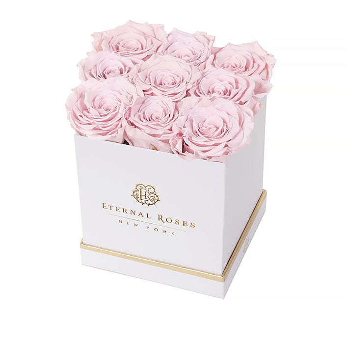 Eternal Roses® Gift Box White / Blush Lennox Large Eternal Rose Gift Box