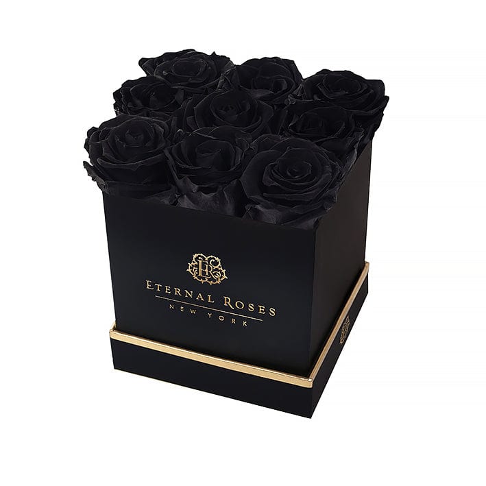 Eternal Roses® Gift Box Black / Midnight Lennox Large Eternal Rose Gift Box
