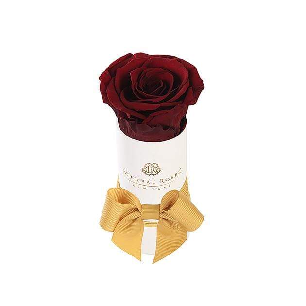 Eternal Roses® Gift Box White / Wineberry Liberty Eternal Rose Gift Box