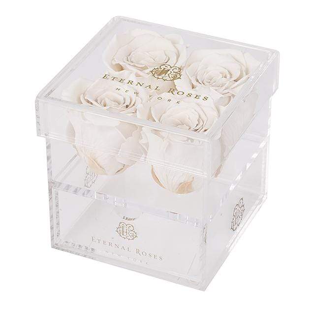 Eternal Roses® Gift Box 4-Rose / Pearl Madison Four Rose Gift Box