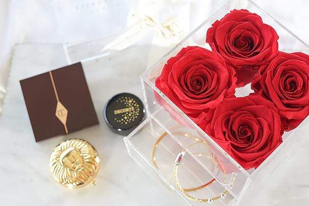 Eternal Roses® Gift Box Madison Four Rose Gift Box