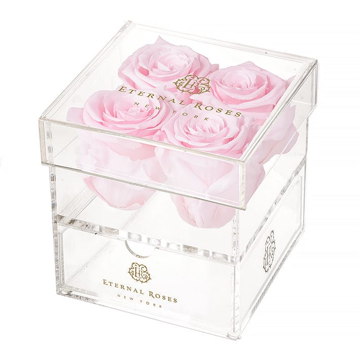Eternal Roses® Gift Box 4-Rose / Pink Martini Madison Four Rose Keepsake Gift Box