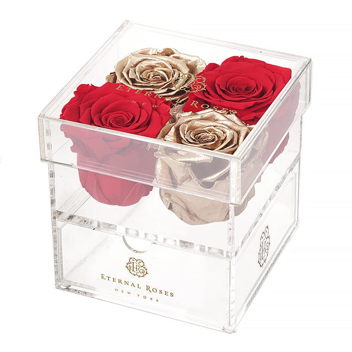 Eternal Roses® Gift Box Madison Four Rose Keepsake Gift Box