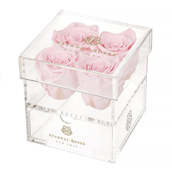 Eternal Roses® Gift Box 4-Rose / Blush Madison Four Rose Keepsake Gift Box