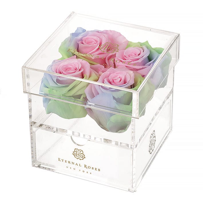 Eternal Roses® Gift Box 4-Rose / Aurora Madison Four Rose Keepsake Gift Box