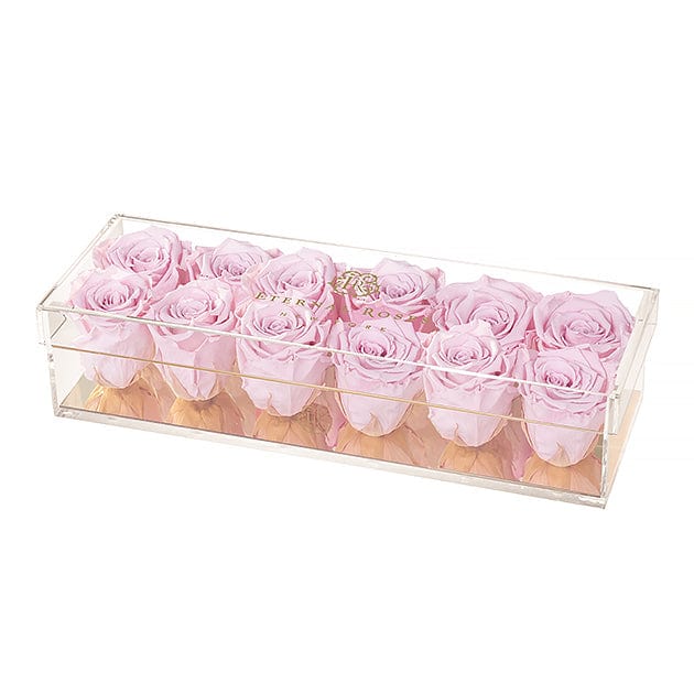Eternal Roses® Gift Box 12-Rose / Blush Madison Gold Twelve Roses Gift Box