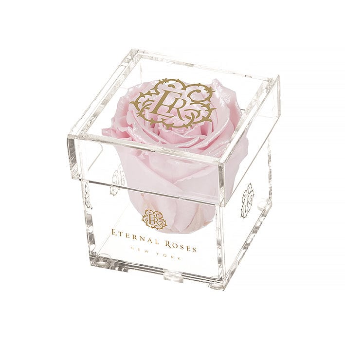 Eternal Roses® Gift Box 1-Rose / Pearly Pink Madison Mini Roses Gift Box