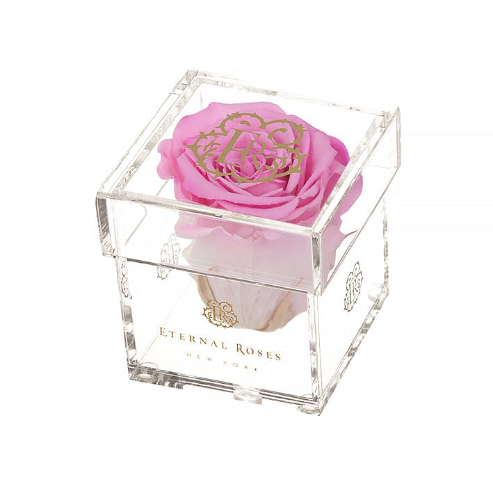 Eternal Roses® Gift Box 1-Rose / Primrose Madison Mini Roses Gift Box