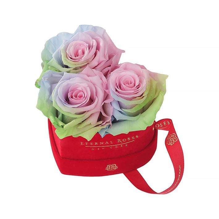 Eternal Roses® Gift Box Mini Chelsea Red Velvet Gift Box - Perfect Birthday Gift