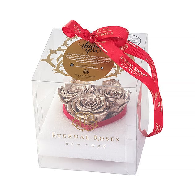 Eternal Roses® Gift Box Mini Chelsea Red Velvet Gift Box - Perfect Birthday Gift