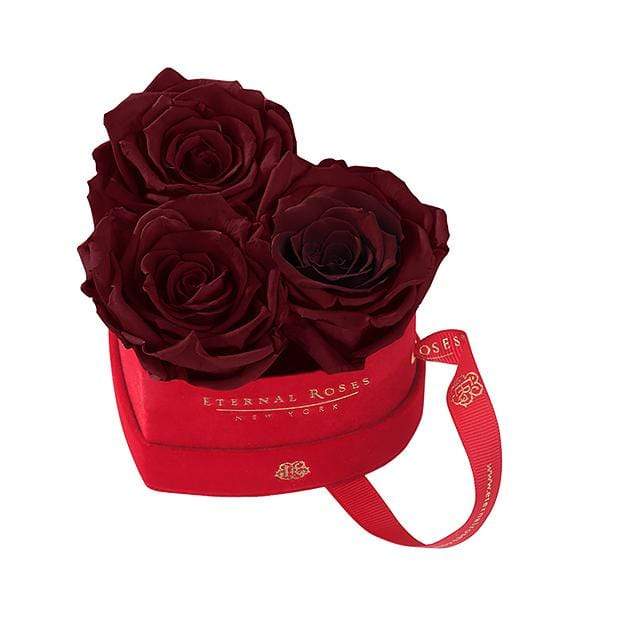Eternal Roses® Mini Chelsea Red Velvet Gift Box - Perfect Valentine Gift