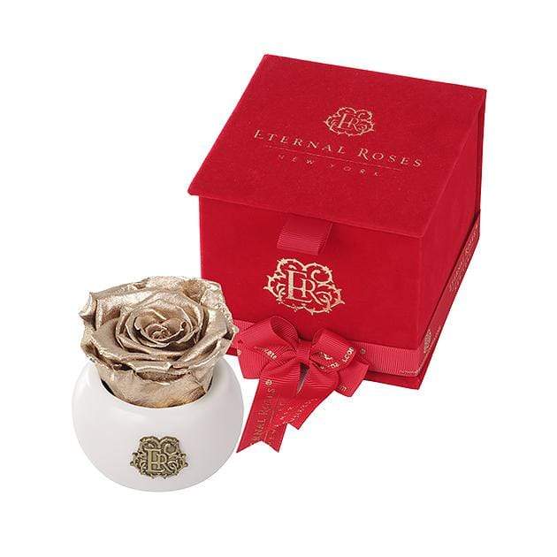 Eternal Roses® Gold Nobu Red Velvet Gift Box