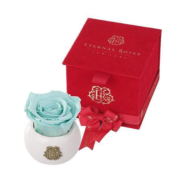 Eternal Roses® Tiffany Blue Nobu Red Velvet Gift Box