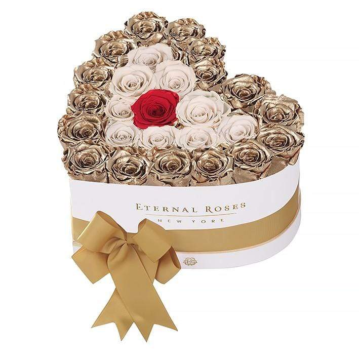 Eternal Roses® White / Dream Serafina Mezzo Eternal Rose Gift Box - NEW