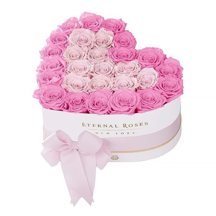 Eternal Roses® White / Primrose Serafina Mezzo Eternal Rose Gift Box - NEW