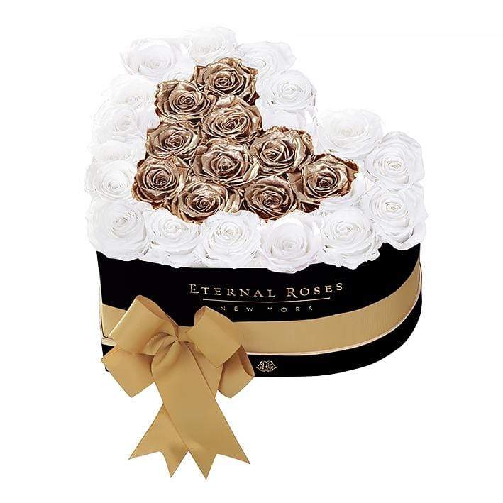 Eternal Roses® Black / Baroque Serafina Mezzo Eternal Rose Gift Box - NEW